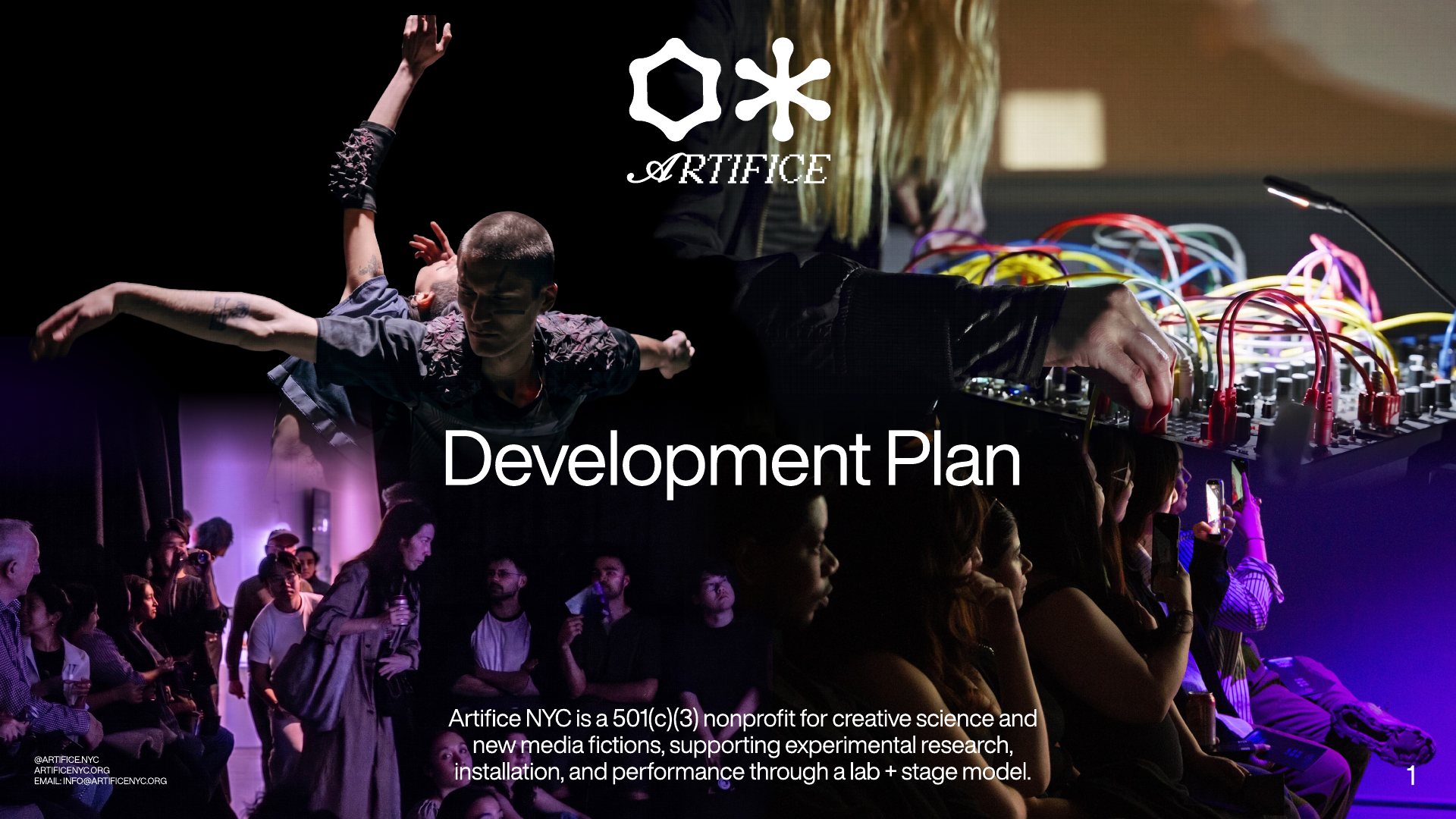Artifice NYC — Development Plan